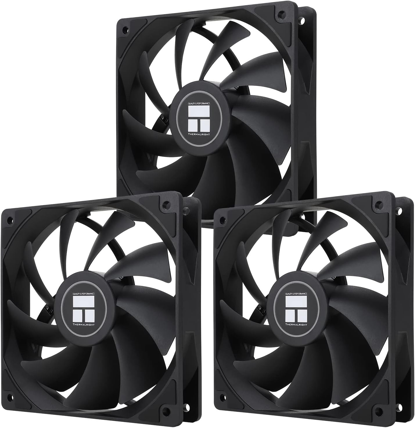Thermalright TL-C12C X3 CPU Fan 120mm Case Cooler Fan, 4pin PWM Silent Computer