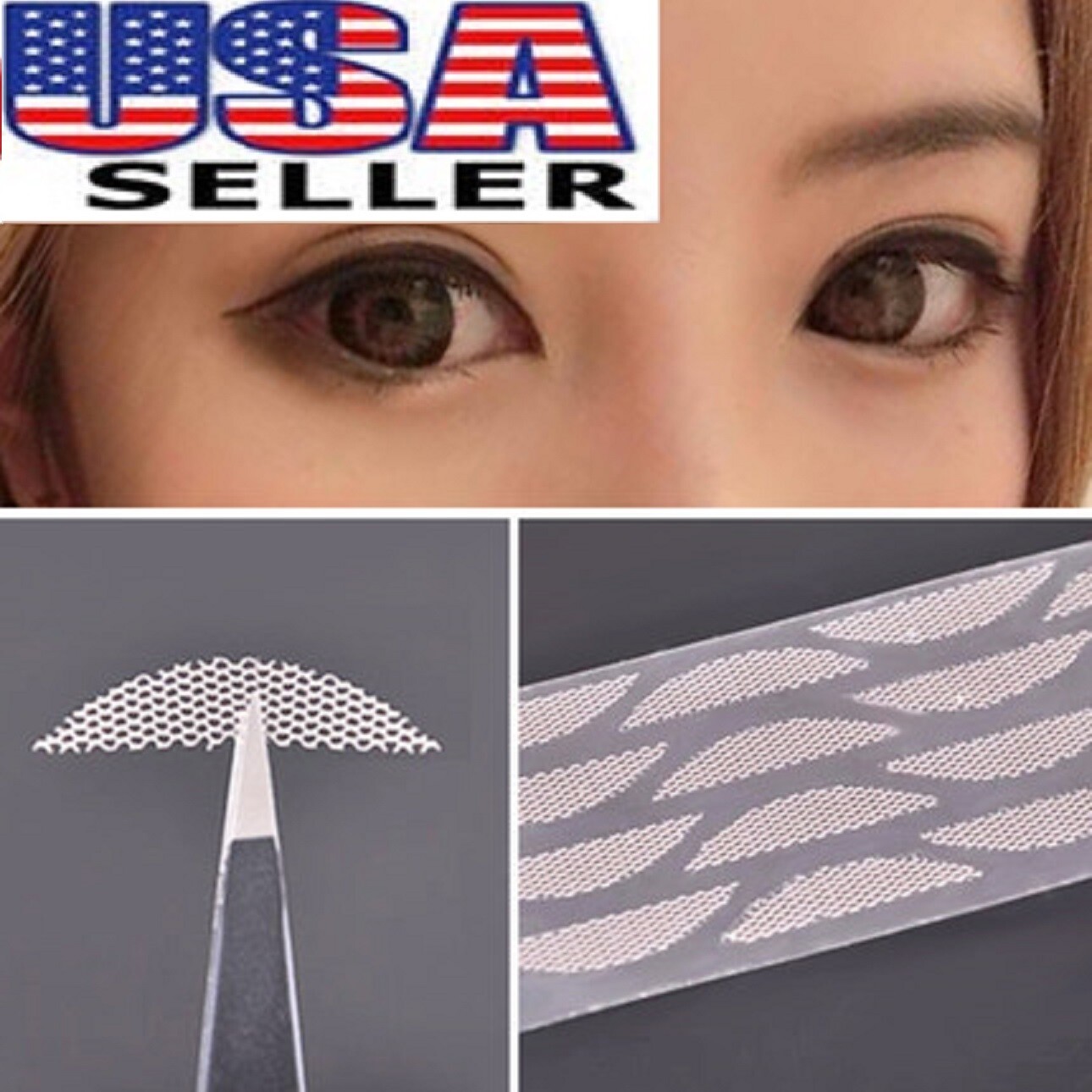 192 Invisible Eyelid- Invisible, Natural Look - Long-lasting Adhesion US Seller
