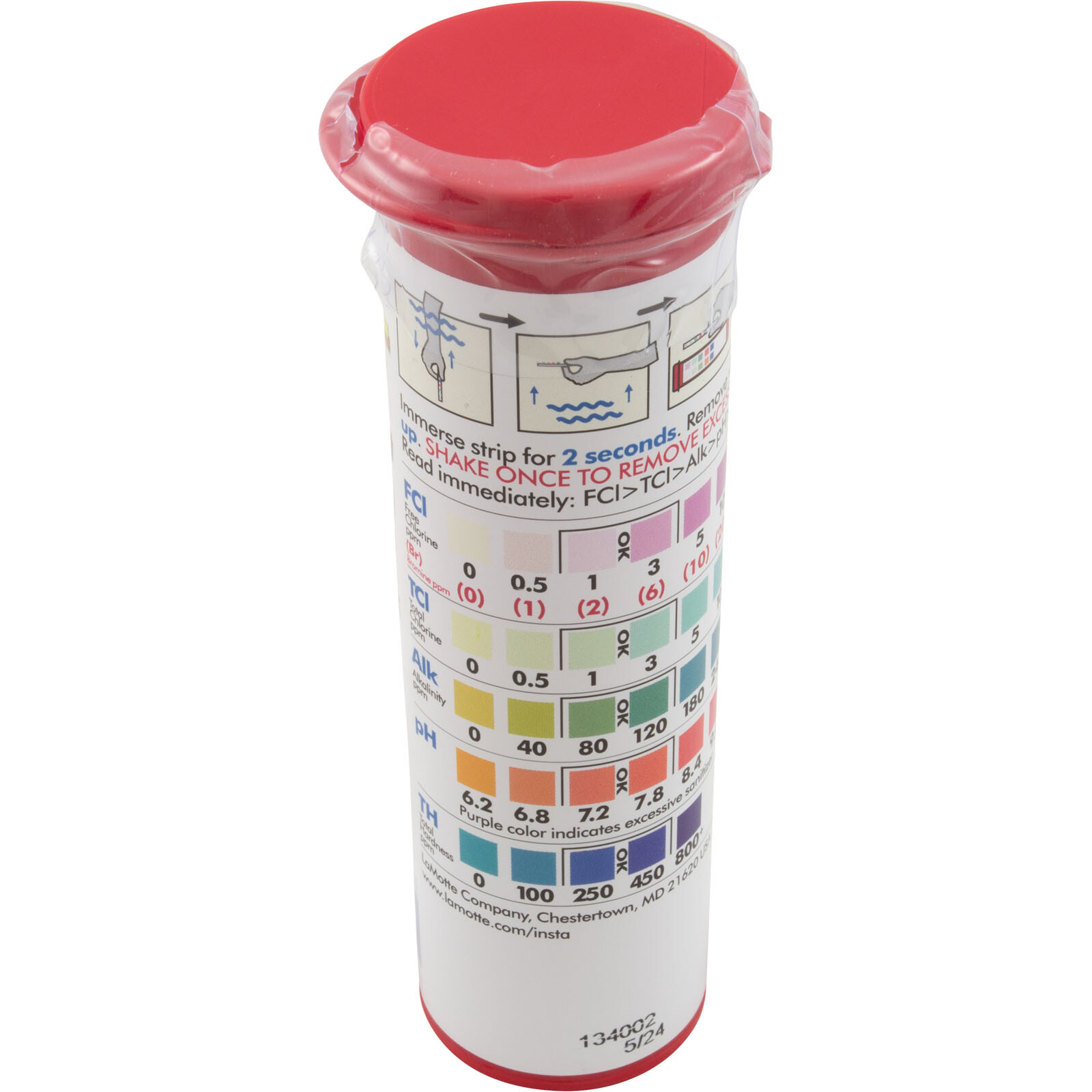 2977-12-PT Test Strips, Insta-Test 5-Way Strips, 50ct