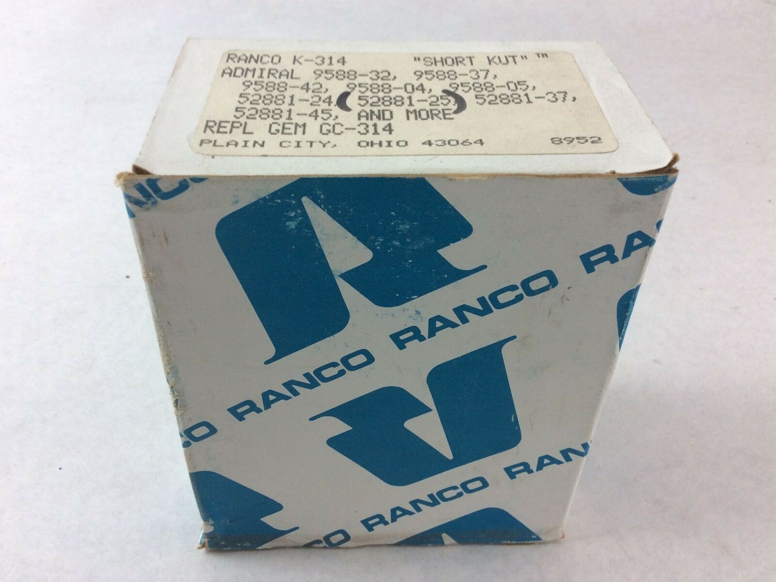 Ranco K-314 Short Kut Cold Control