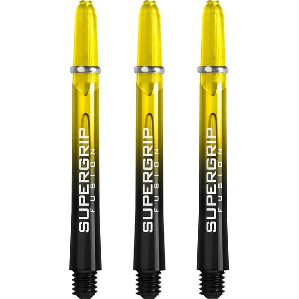 YELLOW MEDIUM HARROWS SUPERGRIP FUSION DART SHAFTS