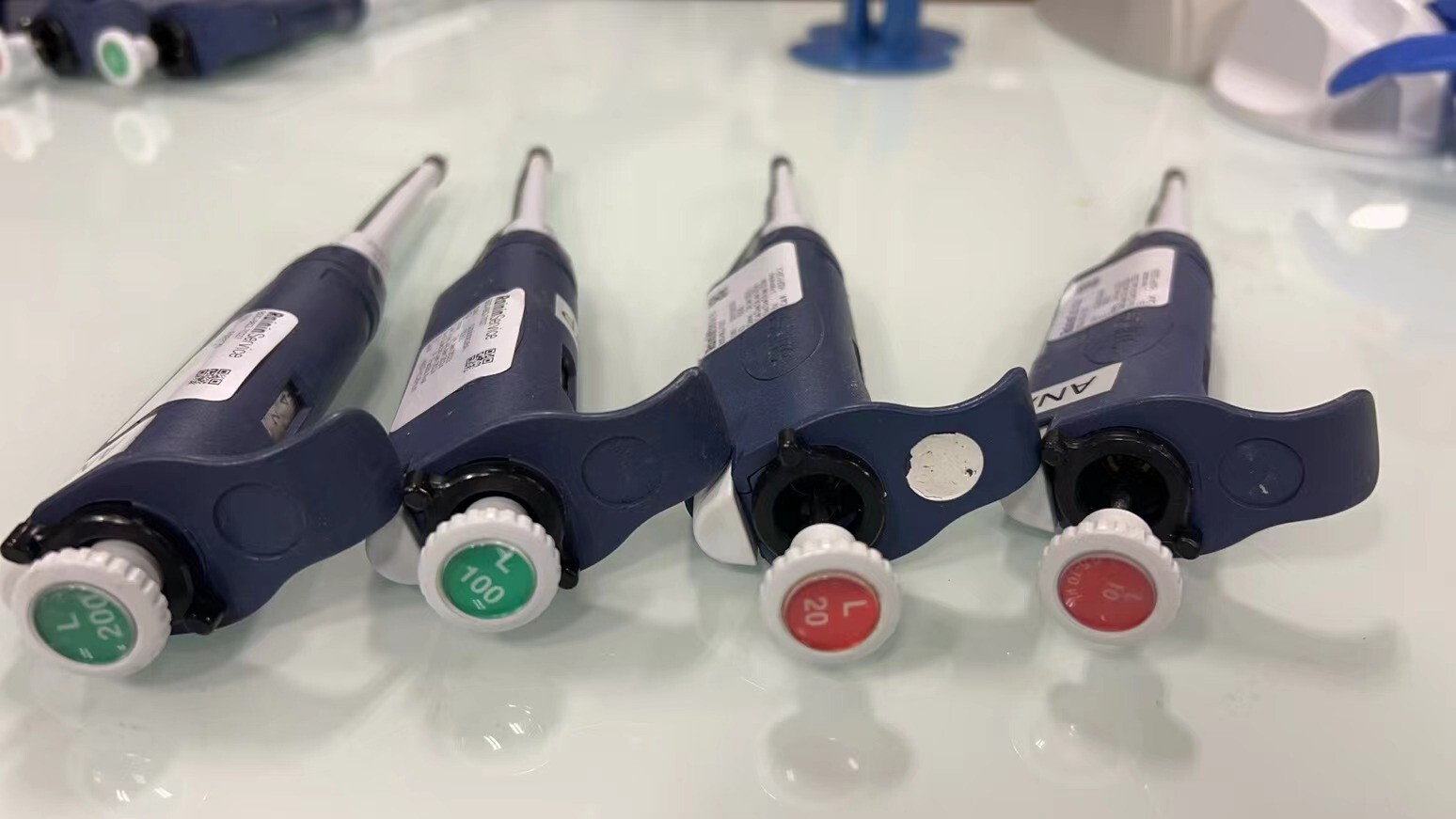 4x Rainin Pipet-Lite LTS Single Pipette Set | L200,L100,L20, L10 uL