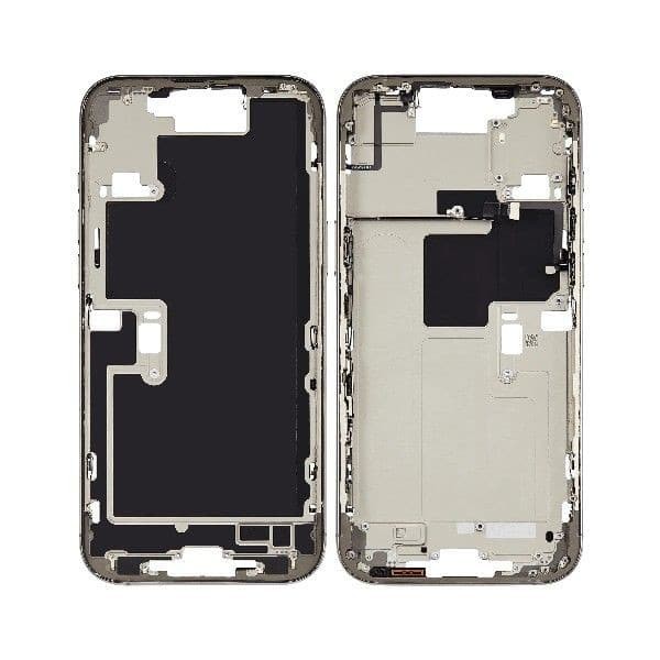 iPhone 16 Pro Max Middle Frame + Power & Volume Button Flex - Titanium Natural