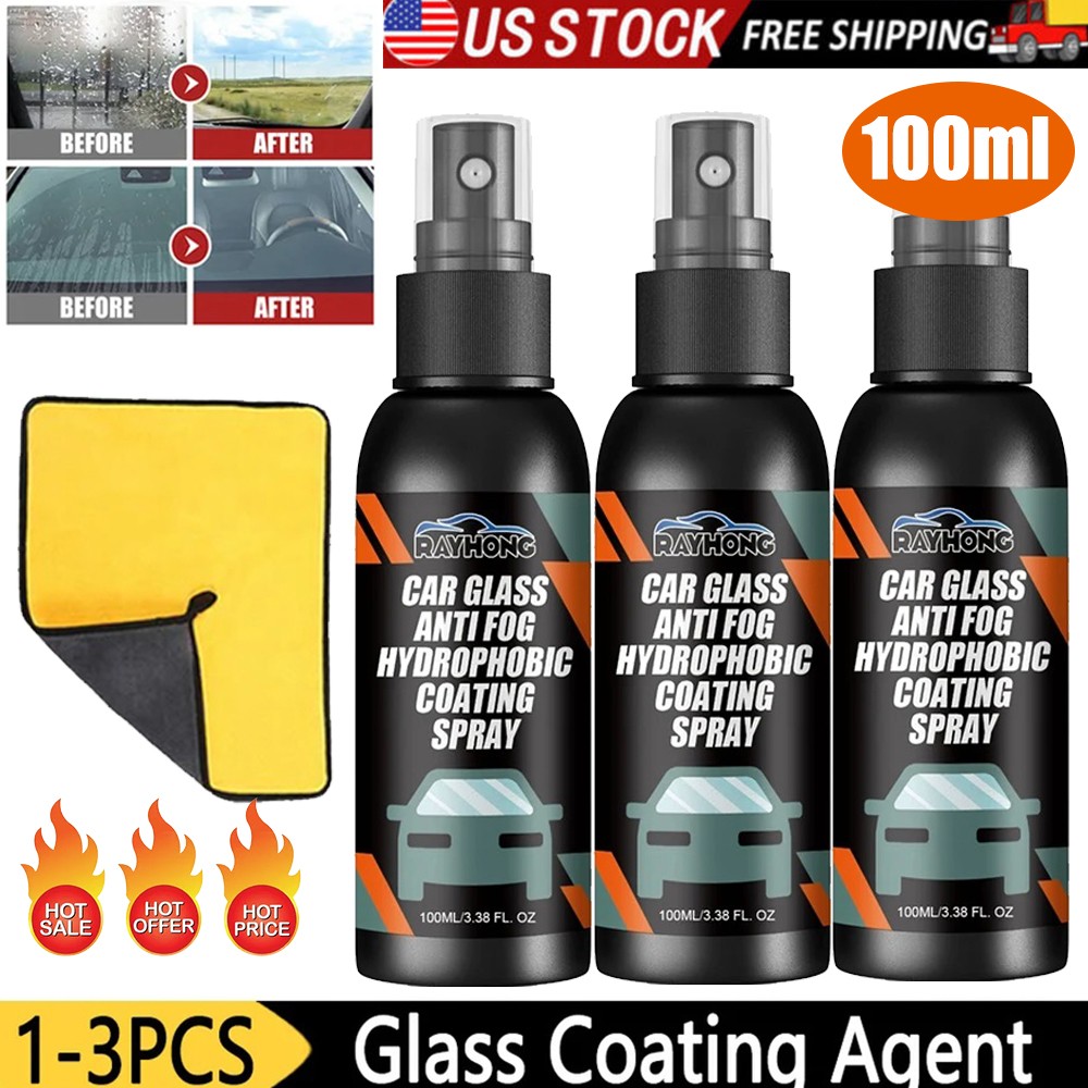 300ML Car Windshield Spray Water Repellent Antifogging Agent Car Glass Anti-Fog