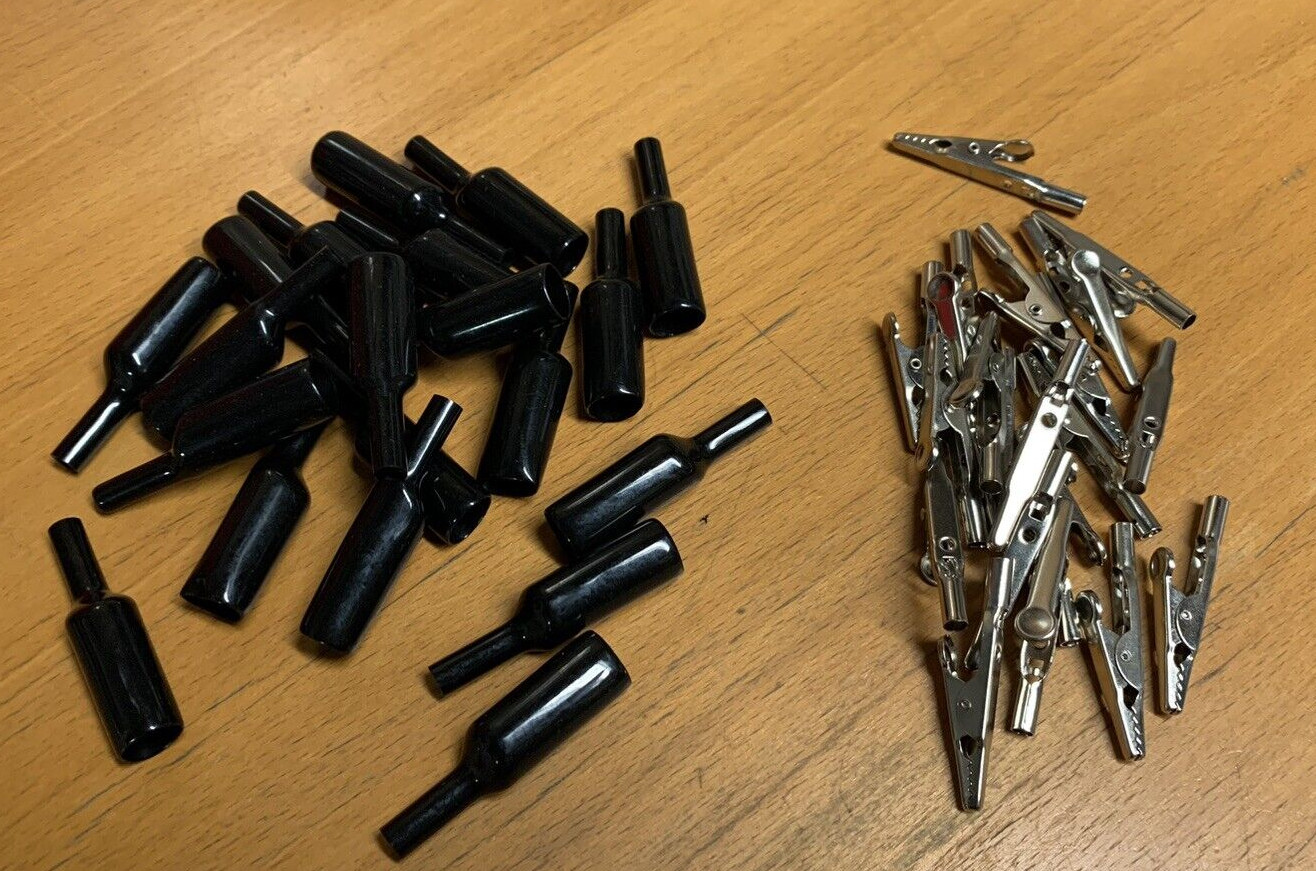 KEYSTONE 5046 Insulated Alligator, Large Test Clip Steel 0.315" (20pcs = 1 lot)