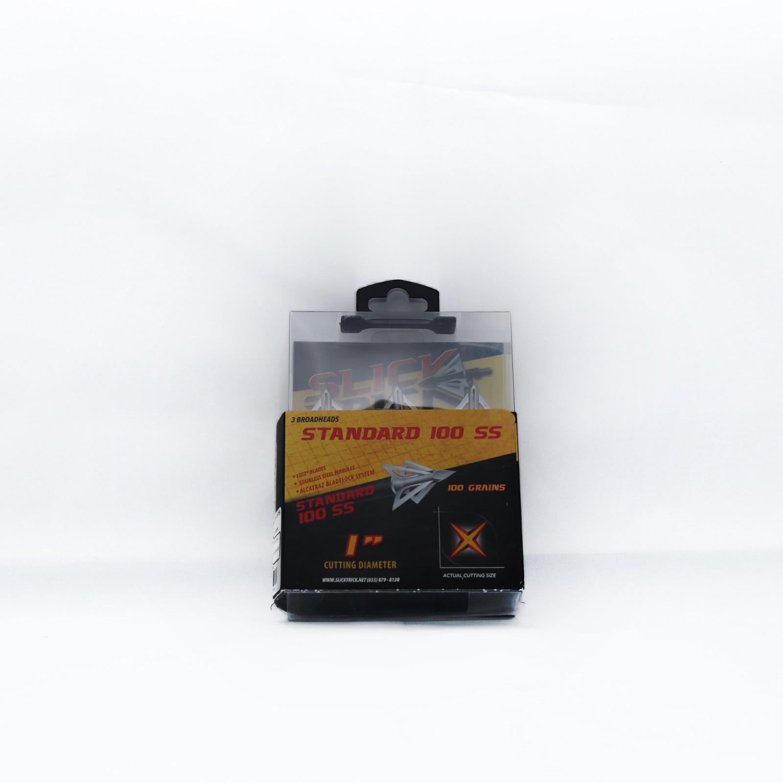 Slick Trick ST100S Standard 4-Blade 125 Grain Fixed Broadheads - 3 pack