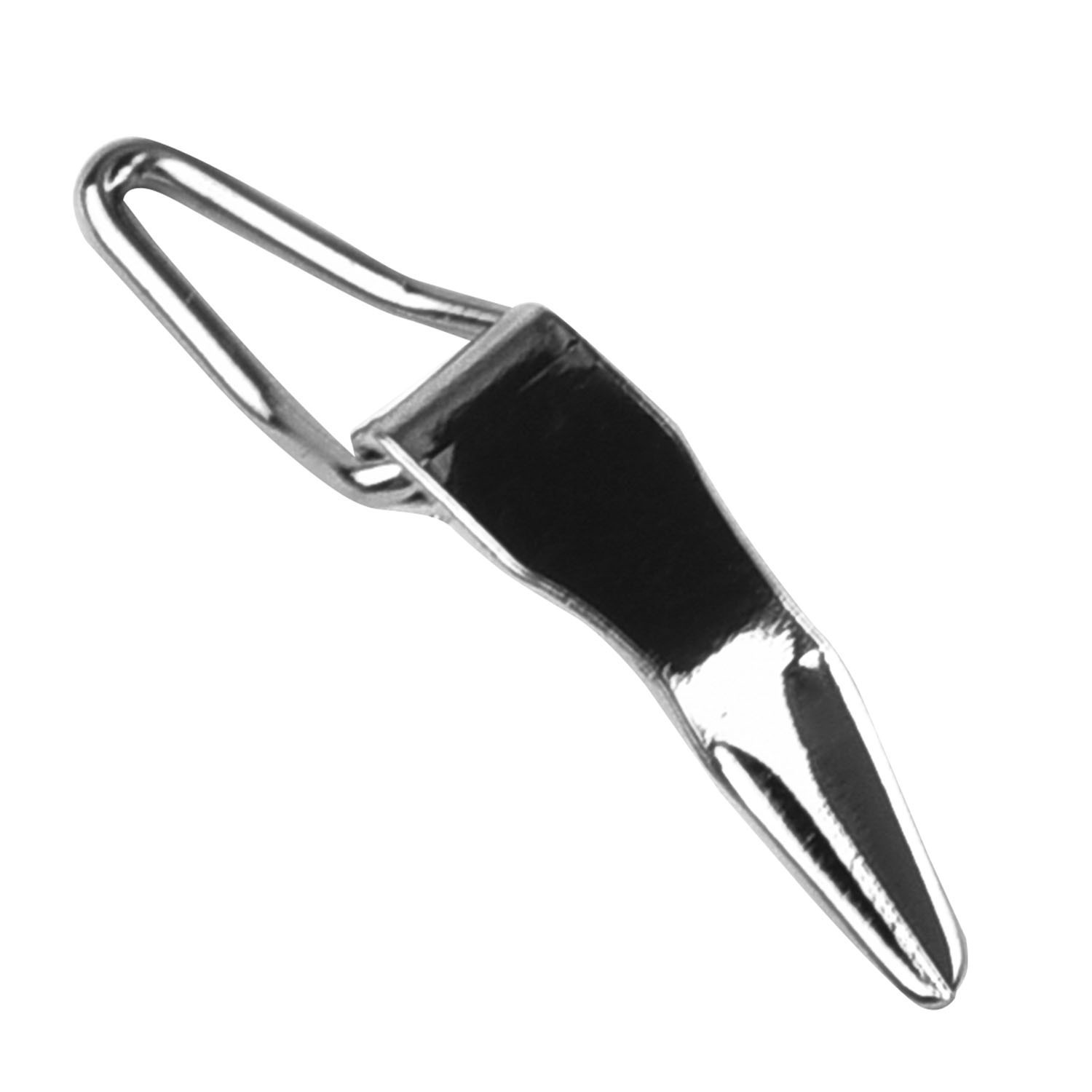 For Luer & Fly Fishing Rods Hook Keeper Kit Silver Stainless Steel 2cm 6pcs