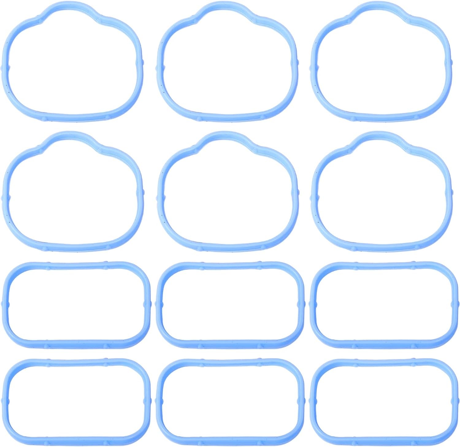 MS97204 Intake Manifold Gasket Lower &Upper Gasket Plenum Set (12PCS)