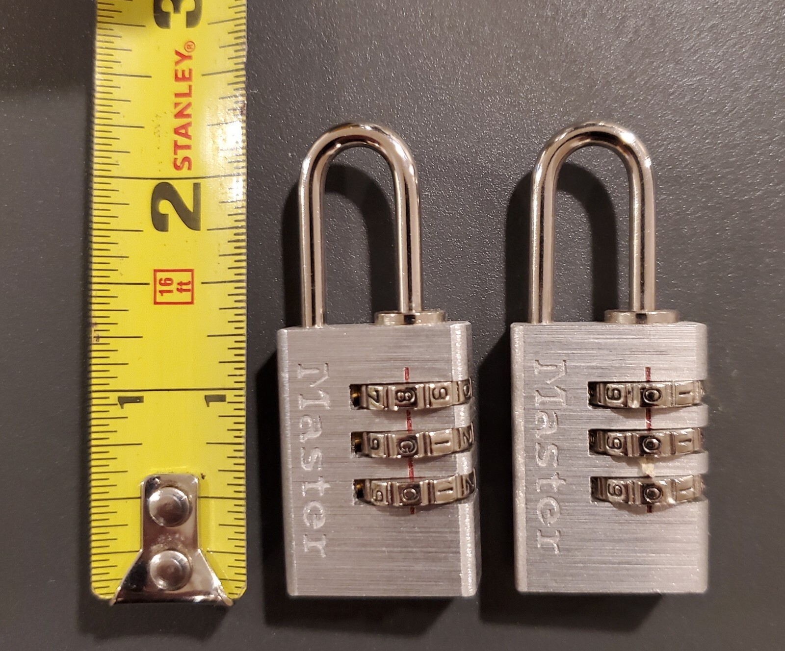 NEW set of master lock combination padlocks. Luggage Locks