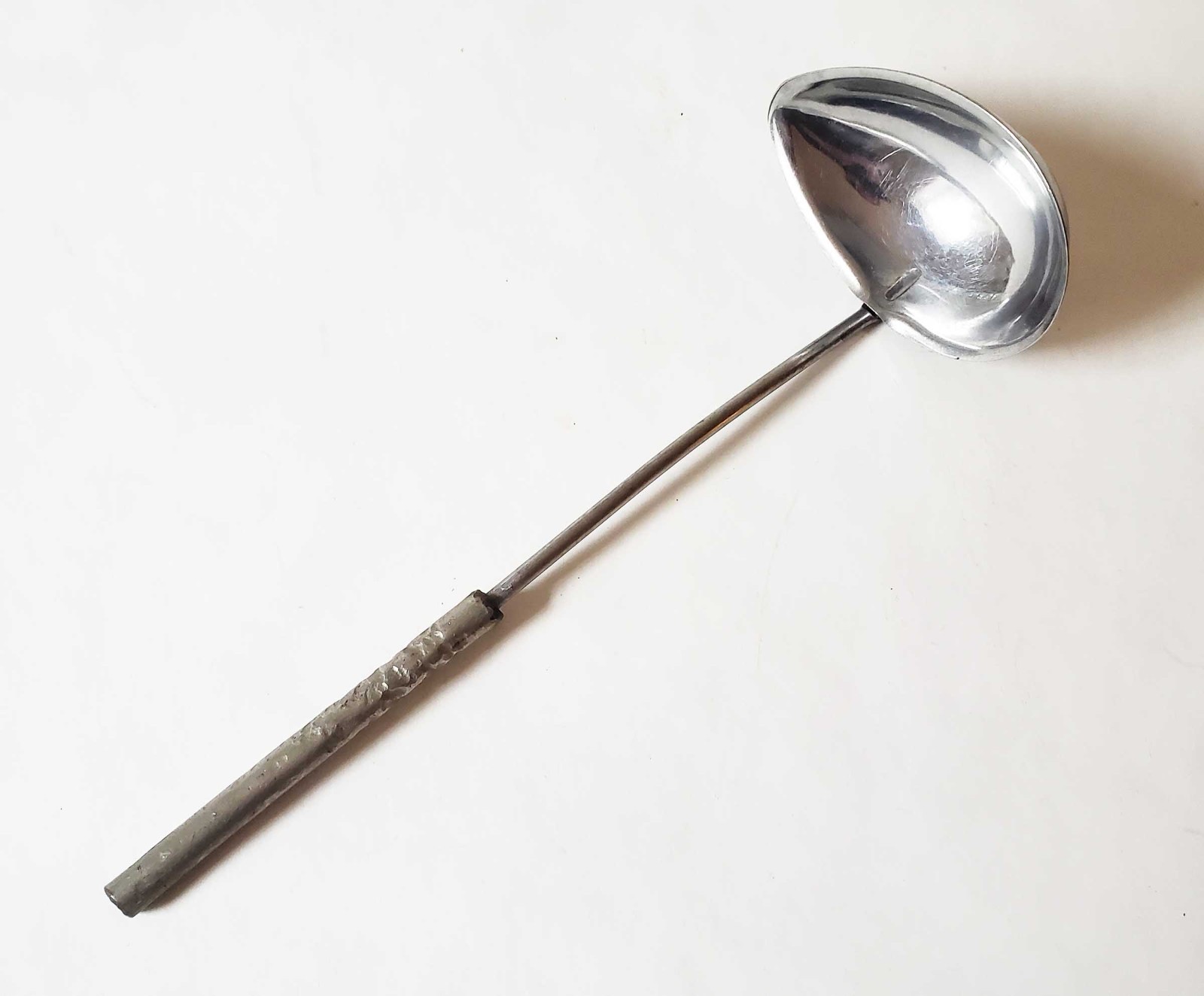 Vintage Stainless Steel Laboratory Ladle 12" Long X 4"