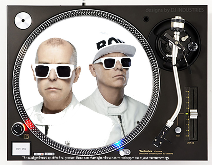 Pet Shop Boys - 7"-12" DJ slipmat for LP turntable record player