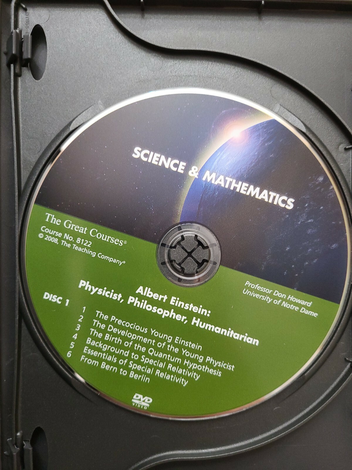 Albert Einstein Physicist Philosopher Great Courses 4 DVD Transcripts Guidebook