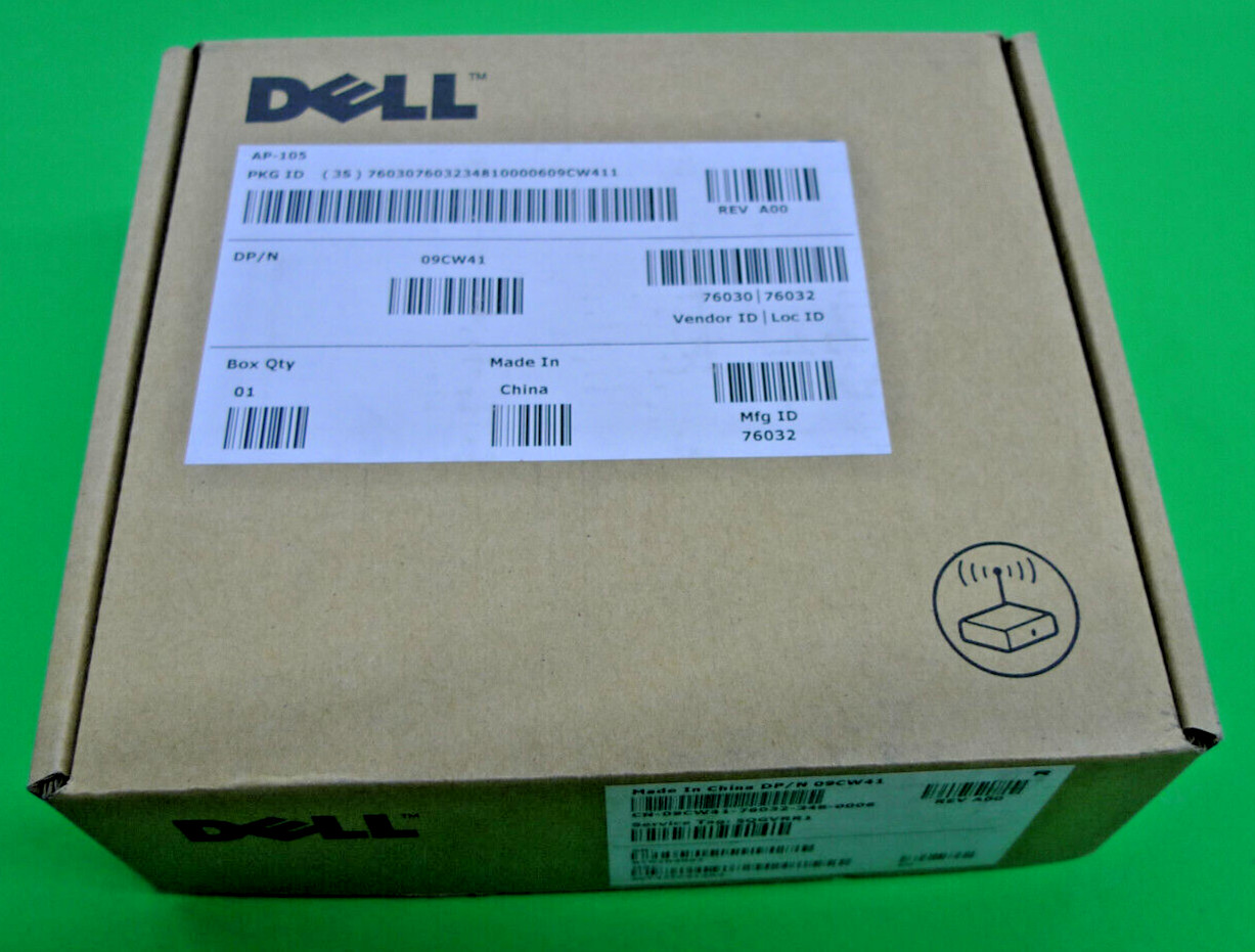 New Genuine Aruba Networks AP-105 Wireless Access Point Dell 9CW41