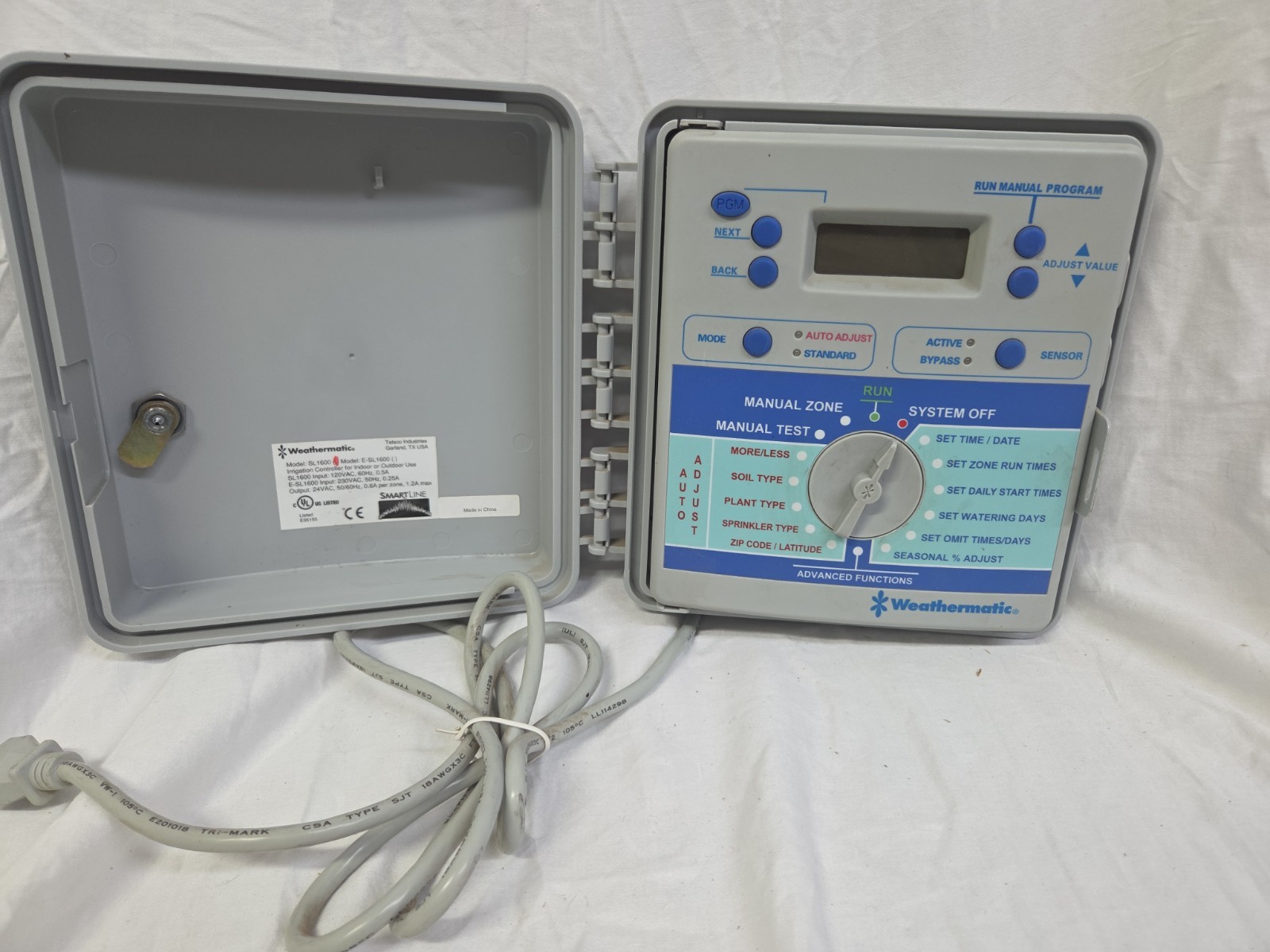 Weathermatic SL-1600 SmartLine Irrigation Controller W/ Keys & Case