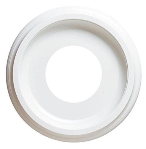 Westinghouse 7703700 10" Smooth Molded Plastic Ceiling Medallion White Finish