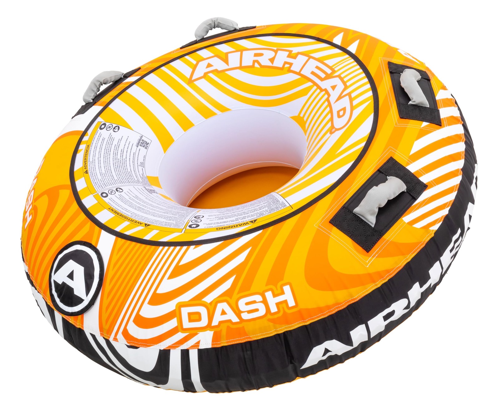AIRHEAD Dash 1-Rider Towable Tube Orange/White #AHT50192ORW