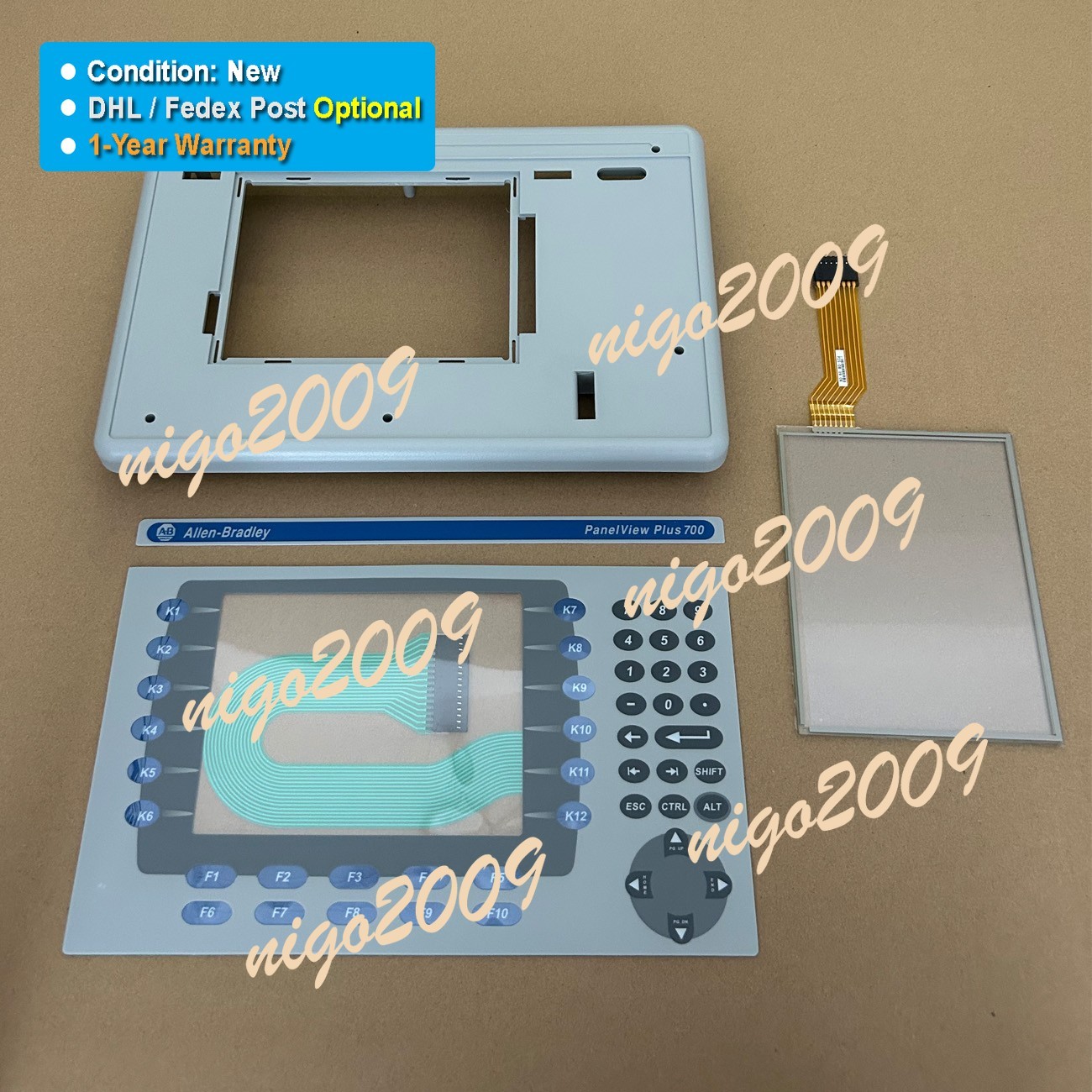 Touch Screen Membrane Plastic Cover Fit for AB PanelView Plus 700 2711P-B7C4A6