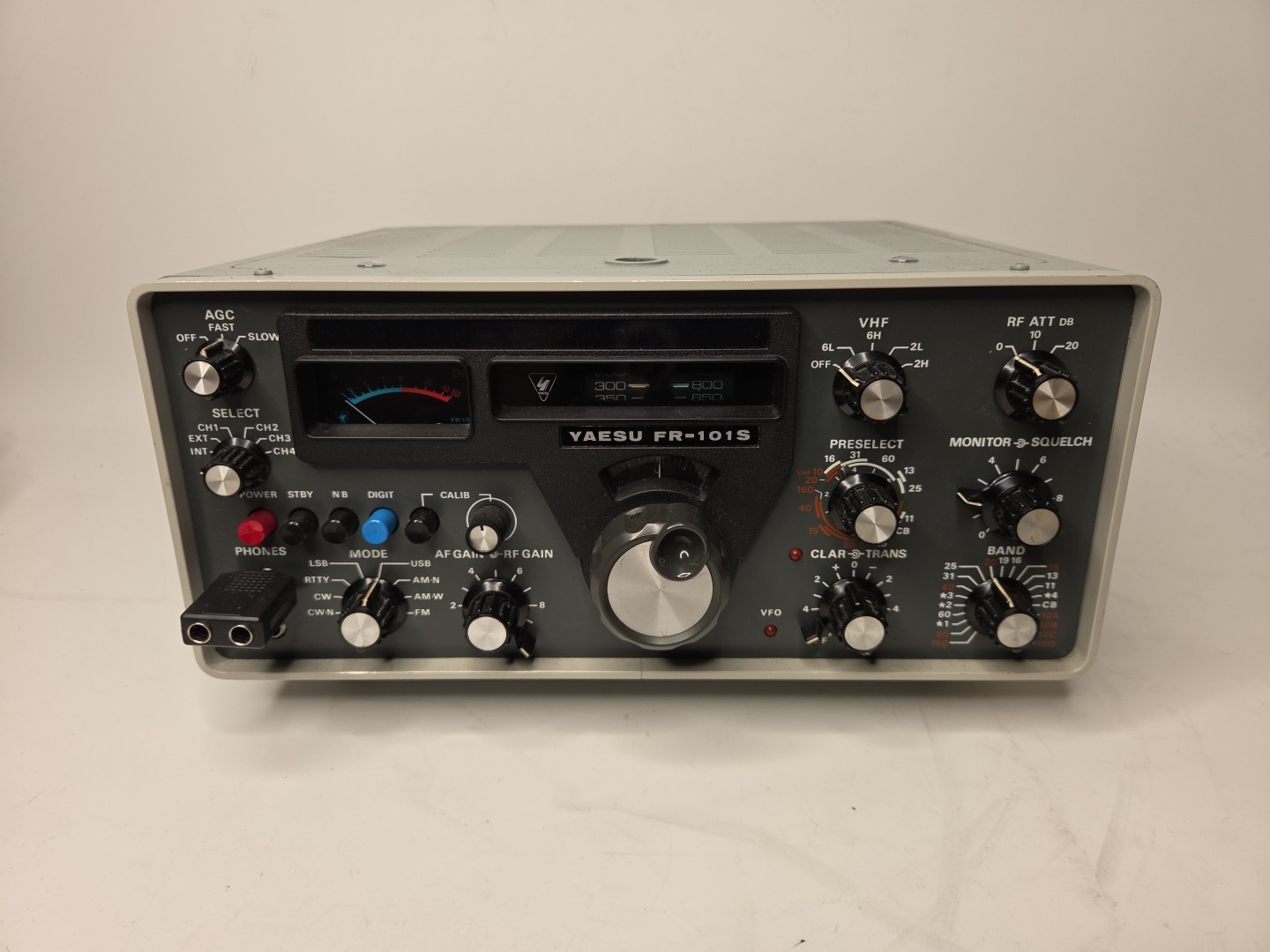 Vintage YAESU FR-101 Ham Radio Receiver Untested As Is