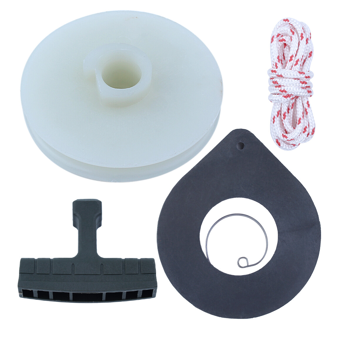 Recoil Starter Pulley Spring Handle Grip Rope Kit For HUSQVARNA 50 51 55 Rancher