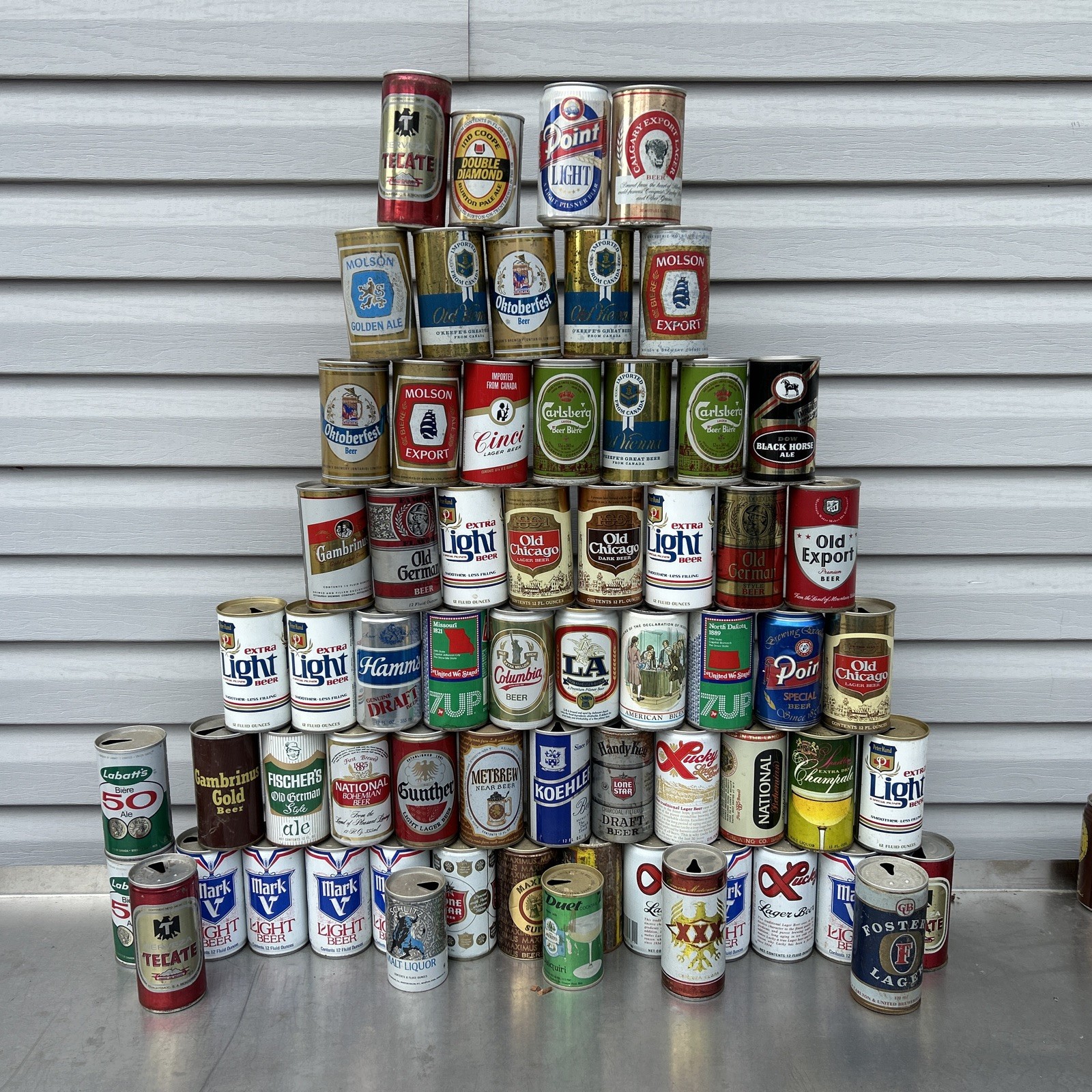 Vintage Beer/soda Can Lot Of 65+