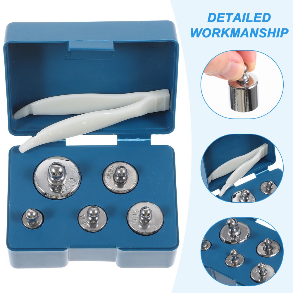 1 Set Durable Precision Calibration Weights for Digital Scale Assorted Color
