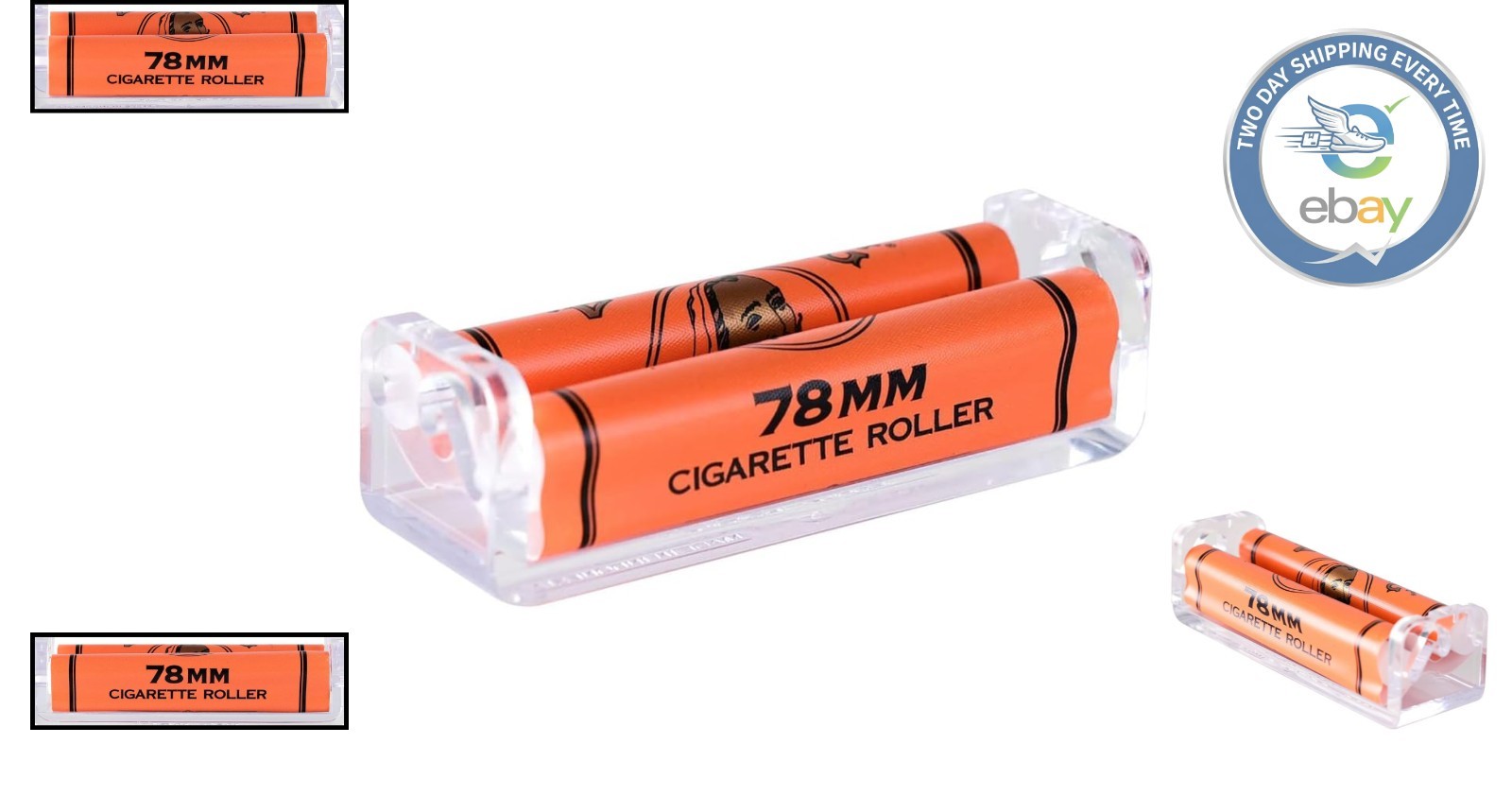 78mm Cigarette Roller - Compact and Durable for Effortless Rolling