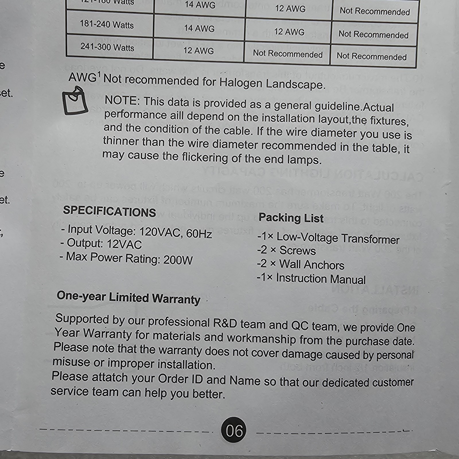 DEWENWILS 200W Low Voltage Landscape Transformer with Timer Dusk/Dawn Sensor