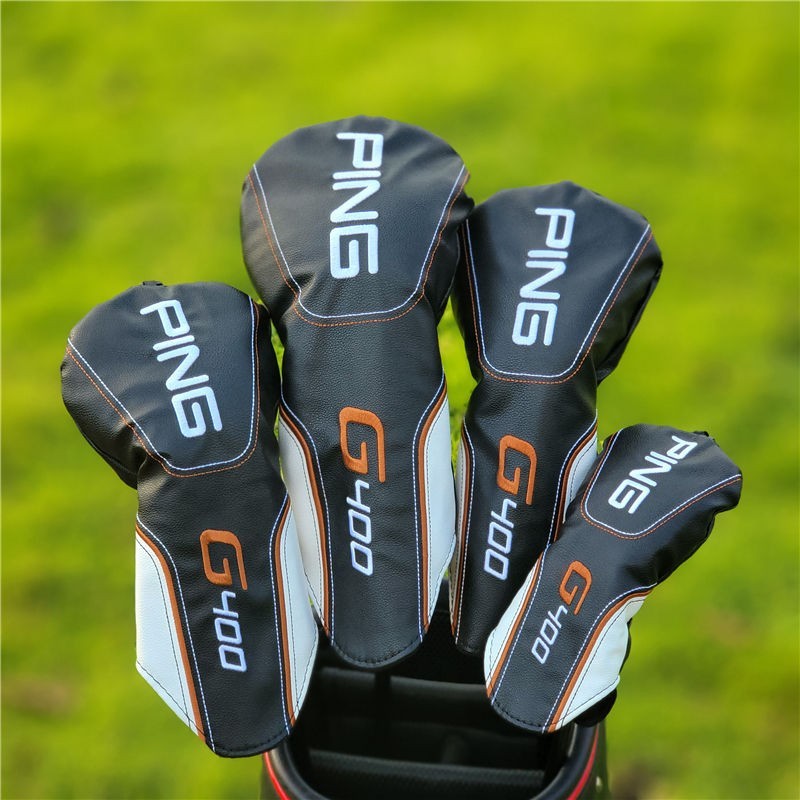 Ping G400 Golf Club Headcovers Driver Fairway Woods Cover Head Covers Set 4Pcs
