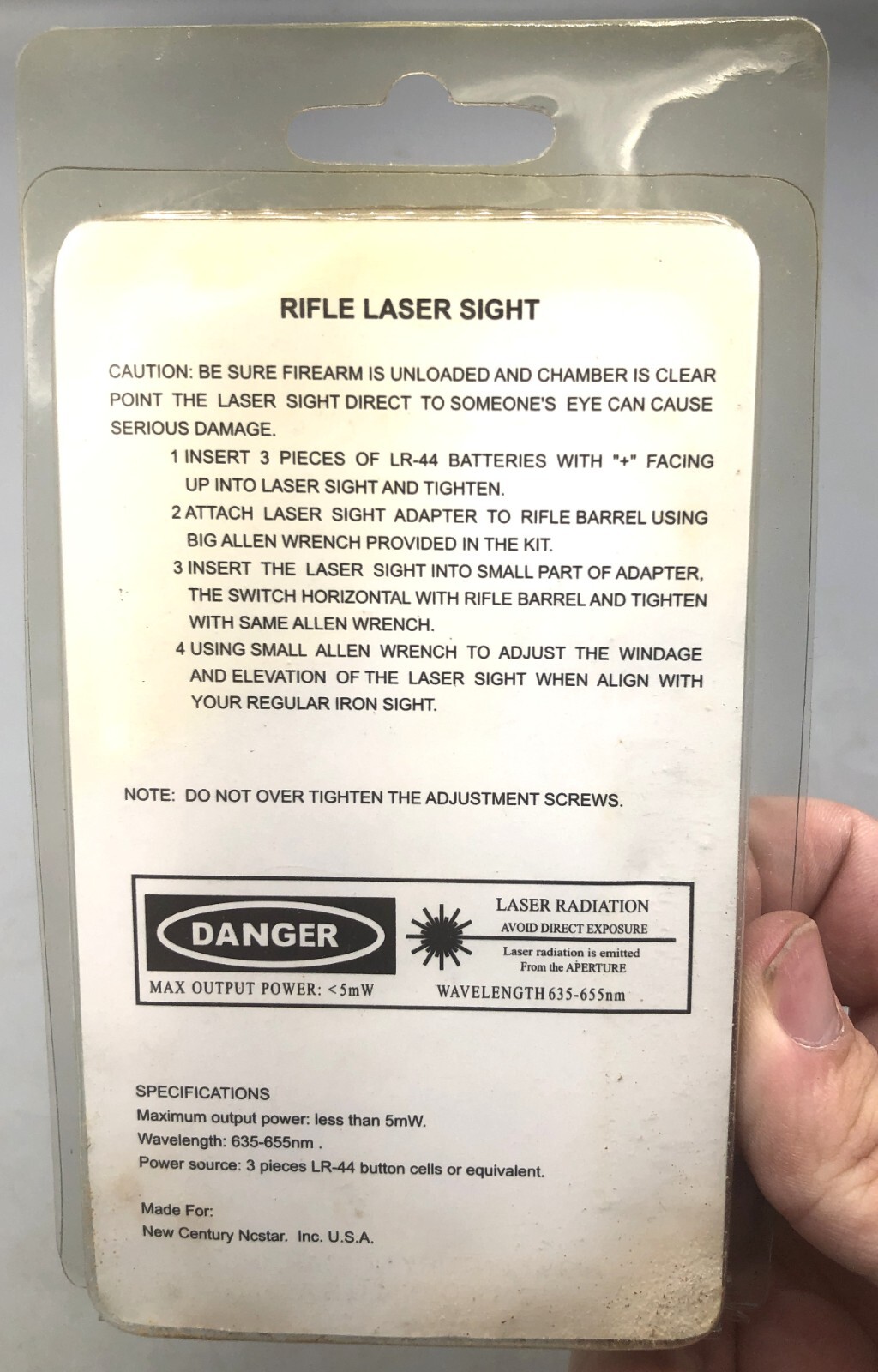 NcSTAR ARLS Barrel Laser Sight