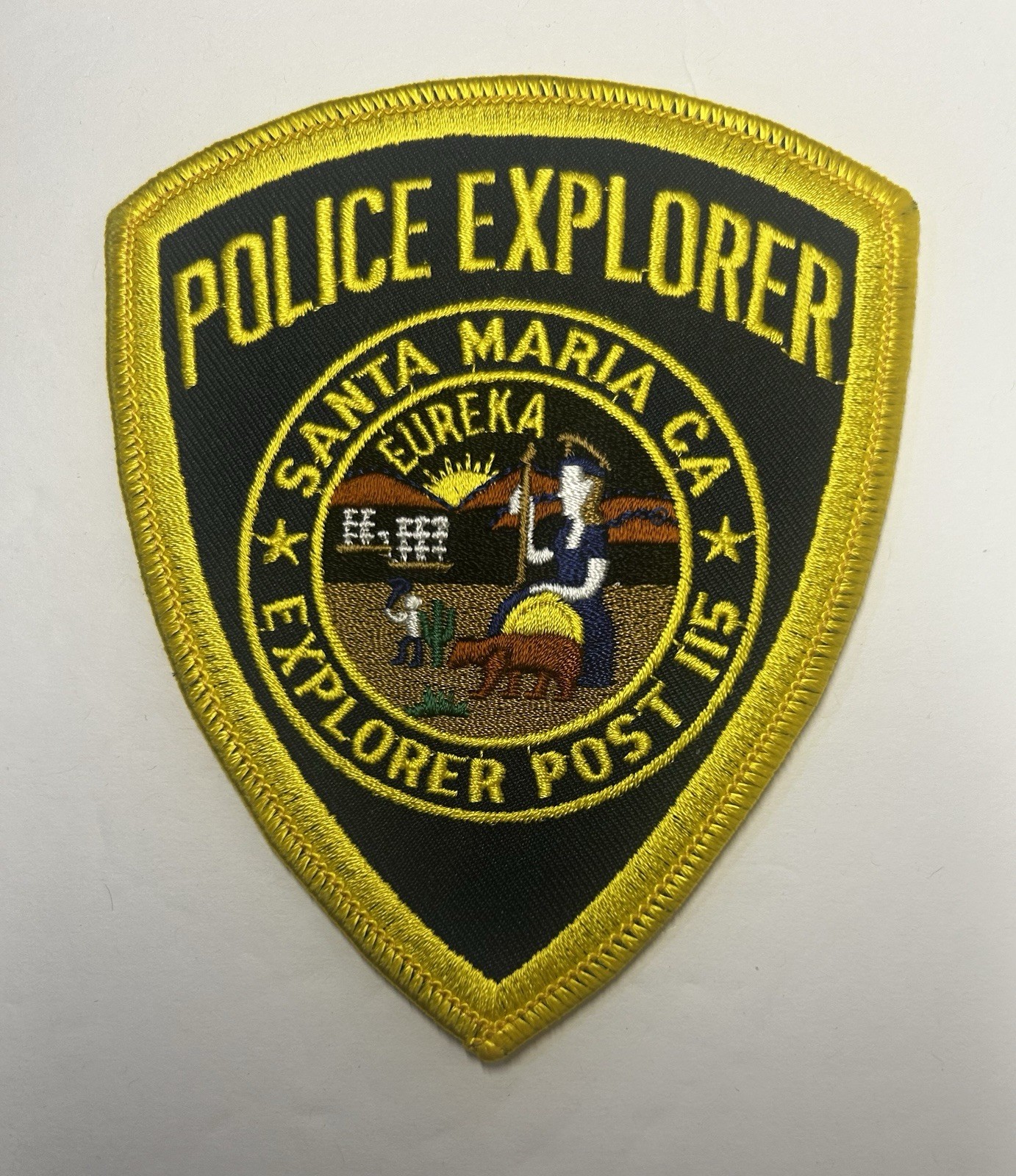 CALIFORNIA SANTA MARIA POLICE EXPLORER POST 115 PATCH SANTA BARBARA CO #PDD18