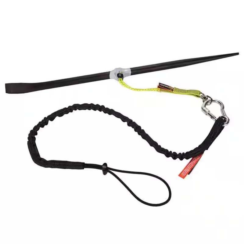 10 Lbs. Black Standard Single Carabiner Tool Lanyard