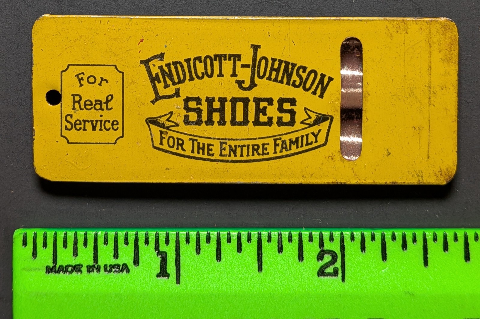 Vintage Endicott-Johnson Shoes Metal Whistle