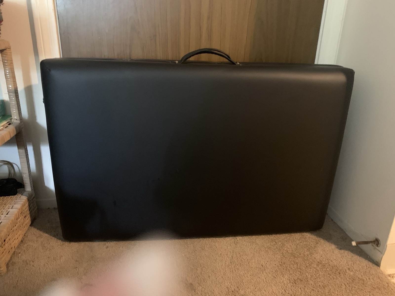 Massage Table In Good Condition. It Has One Broken Closing Clasp. See Photos