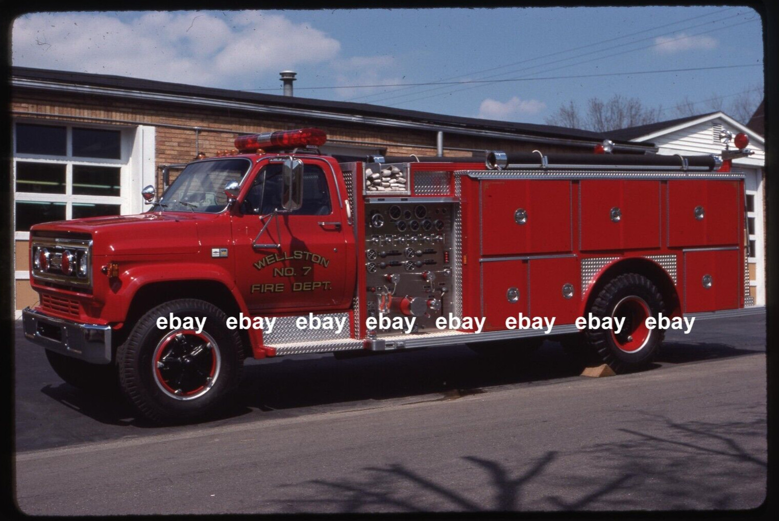 Wellston OH 1982 Chevrolet Emergency One pumper Fire Apparatus Slide