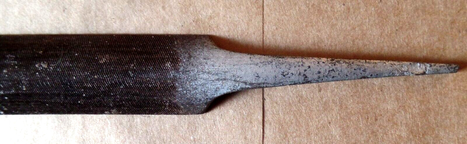 Antique Vintage Distressed 13" Long File Chisel Tool