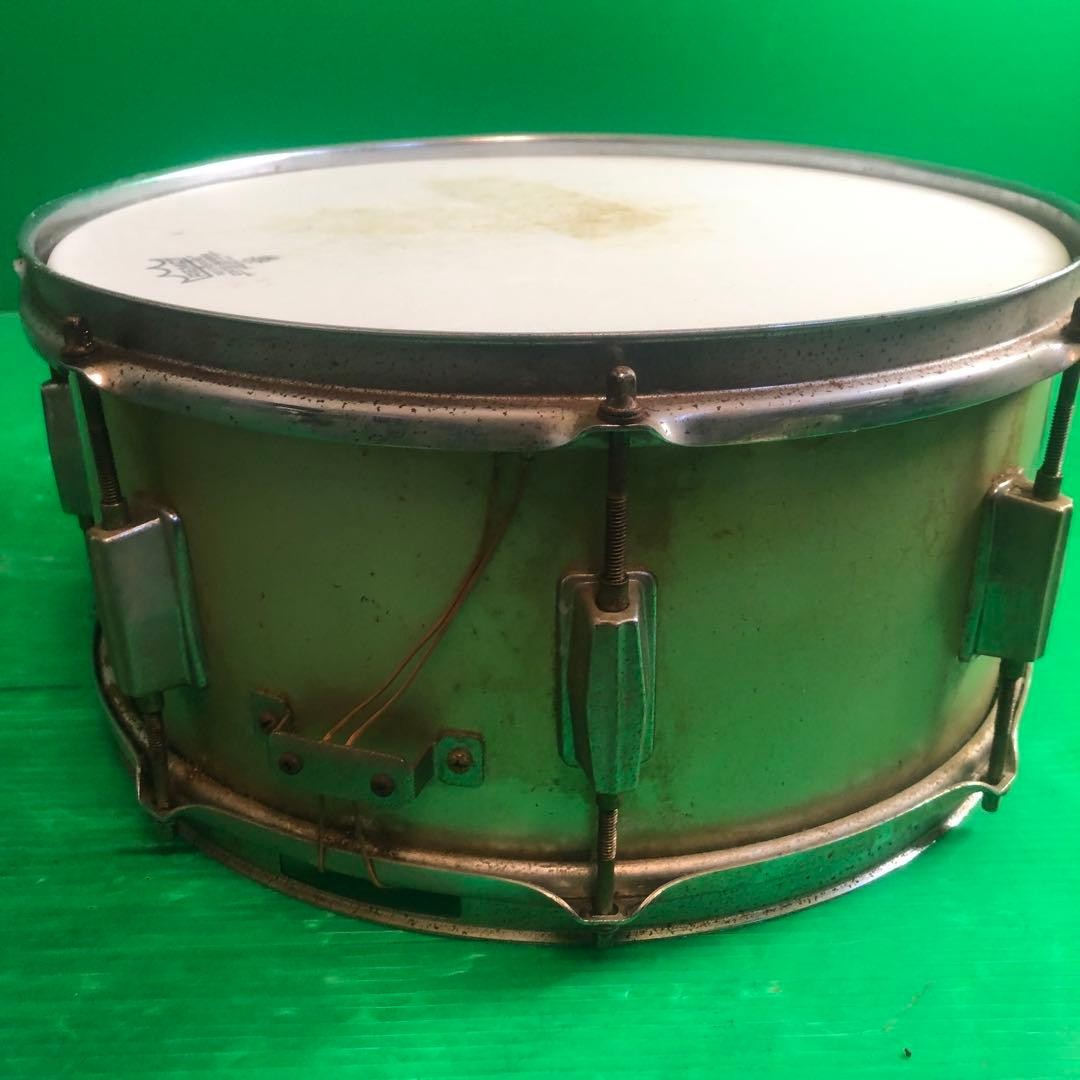 Remo Weatherking Coated Emperor Snare Drum Skull Design Used