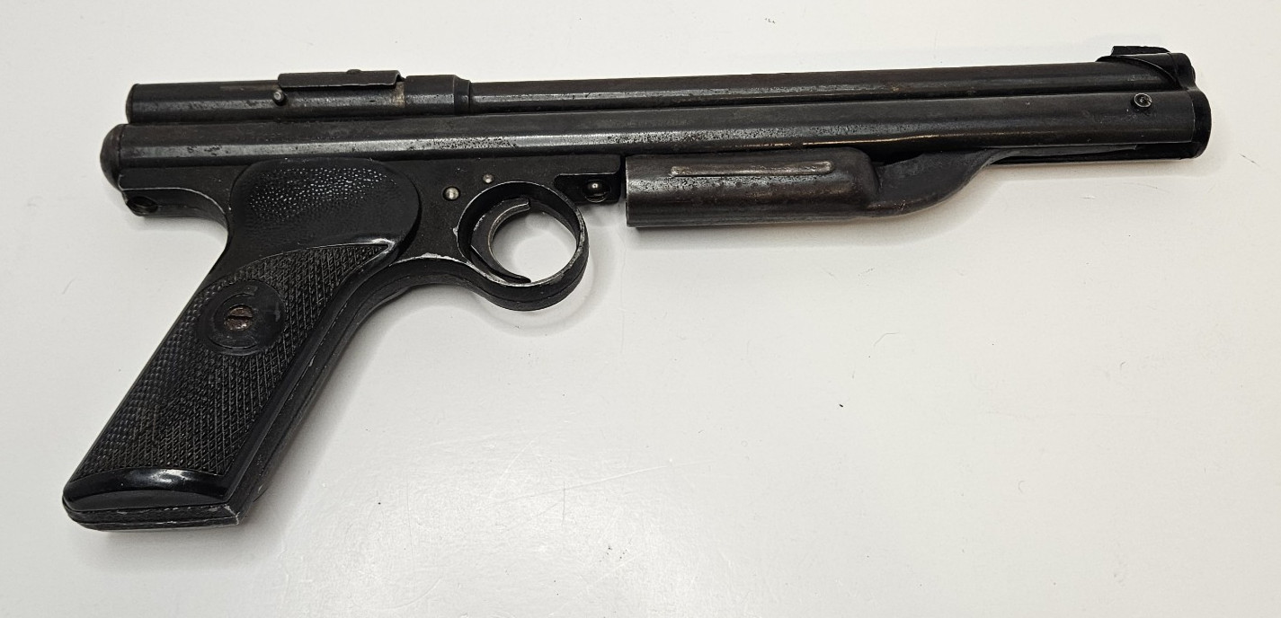 Vintage Crosman 130 pellet pistol air gun 1953-70 .22 cal. needs new seals