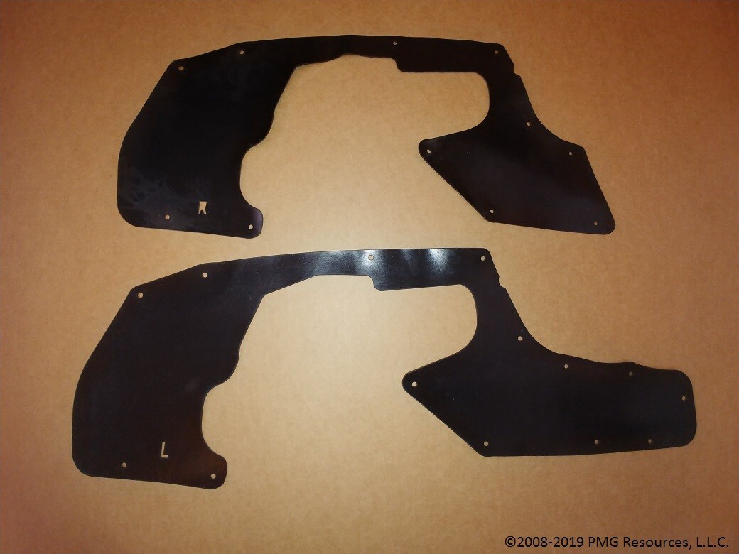 Full Set Both Sides Splash Seals W/Clips 1995-2004 Toyota Tacoma Liner Seal H