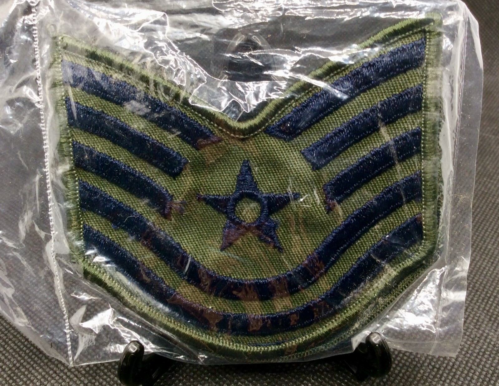 Air Force Technical Sgt. Rank Stripes Chevrons Insignia  BDU  4"  Factory Sealed