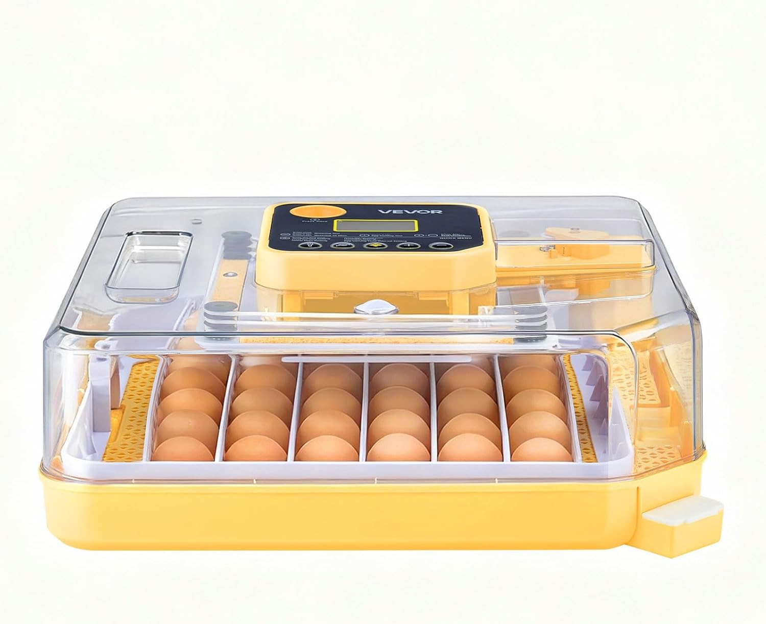 48 Egg Incubator, Automatic Egg Turner with LED Candler, Temperature Display & A