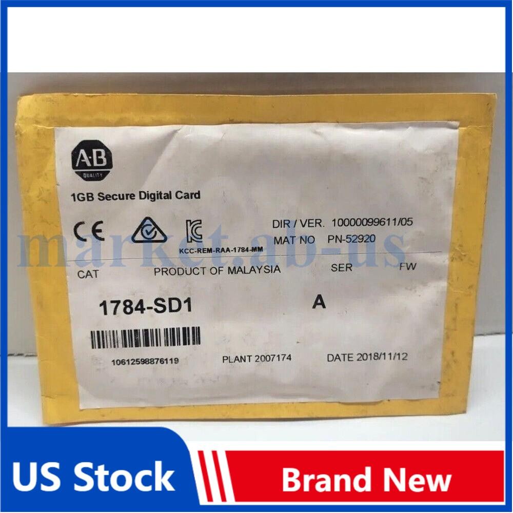 NEW Allen-Bradley 1784-SD1 Secure Digital Card 1784SD1 FREE SHIP