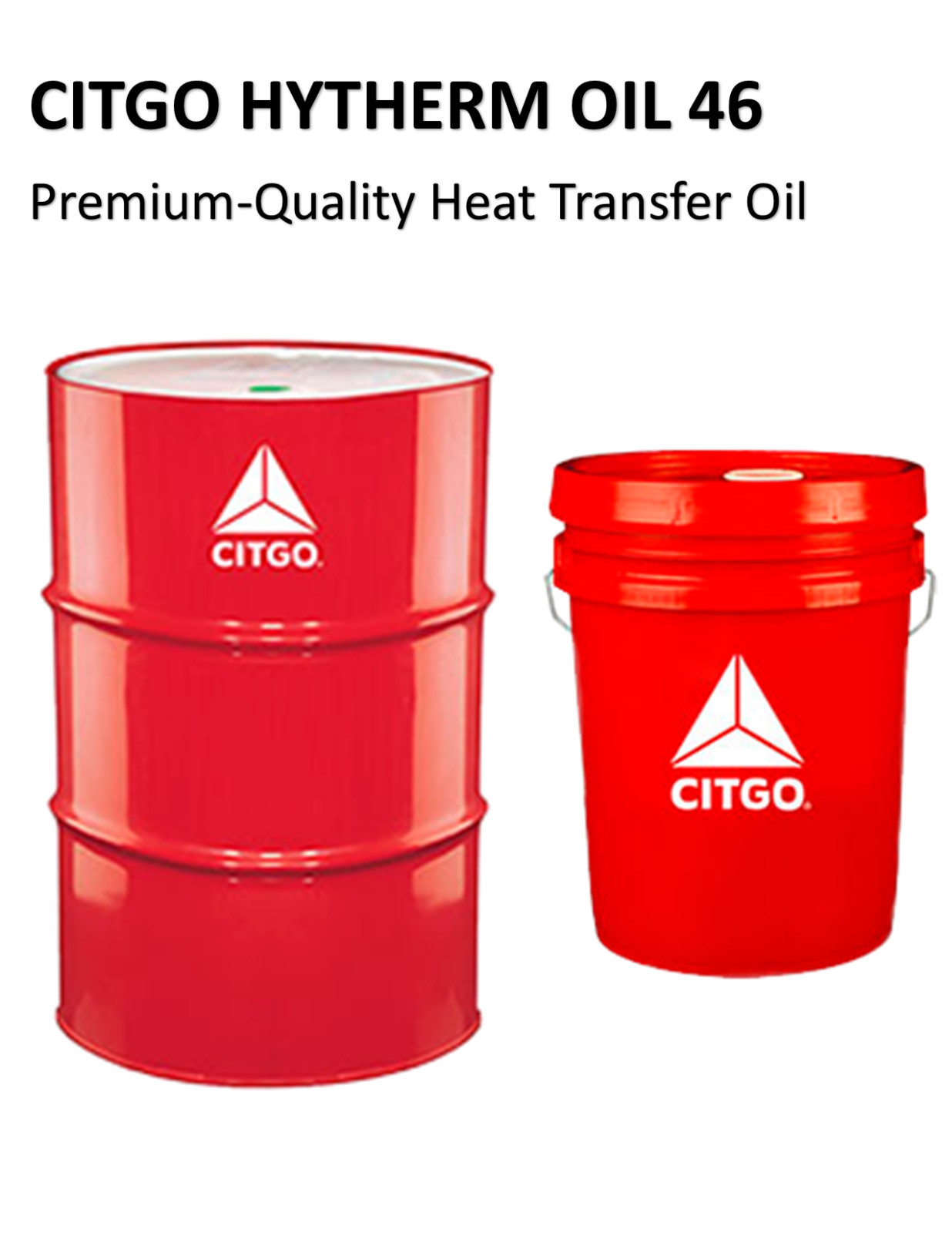Citgo Hytherm 46 Heat Transfer Oil Thermal Fluid 5 Gallon Pail or 55 Gallon Drum
