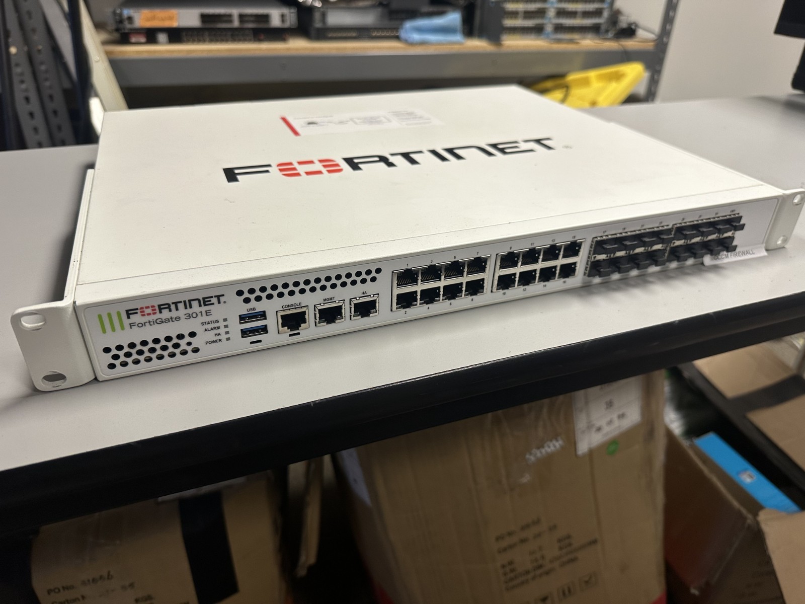 Fortinet FortiGate Firewall Appliance Device (FG-301E) - Deregistered