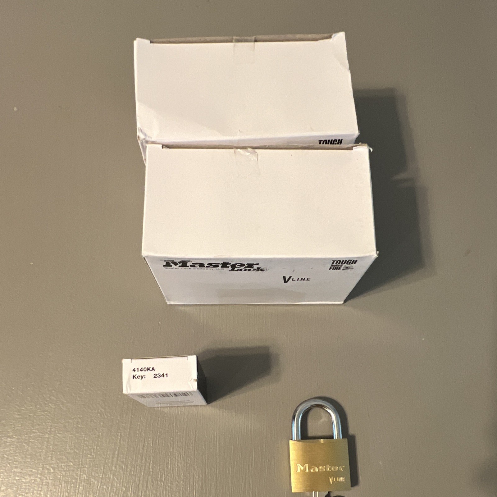 25 New Master Lock VLine 4140KA Brass Locks