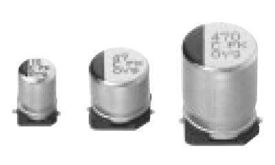 10Pcs EEE-FK1H151P Aluminum Electrolytic Capacitors - SMD 150uF 50V
