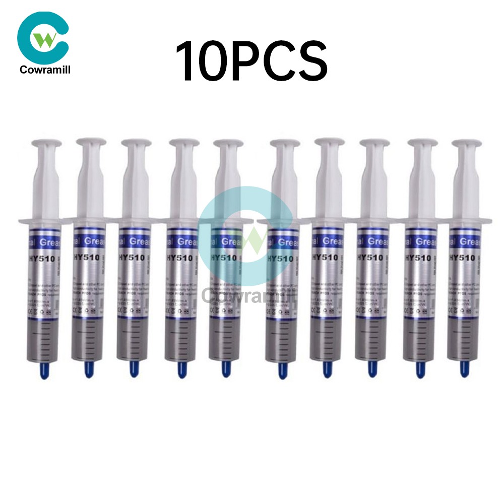 10pcs HY510 30g Grey Thermal Heatsink Compound Paste Chipset Cooling USA FAST