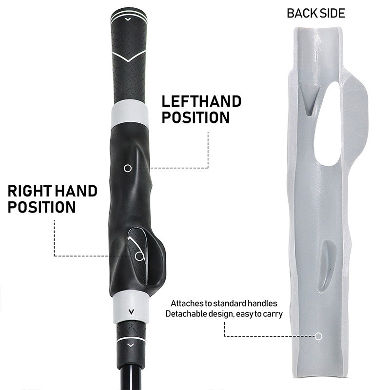 Golf Club Hand Grip Corrector Beginner Hand Grip Shaft Cover Indoor & Outdoor