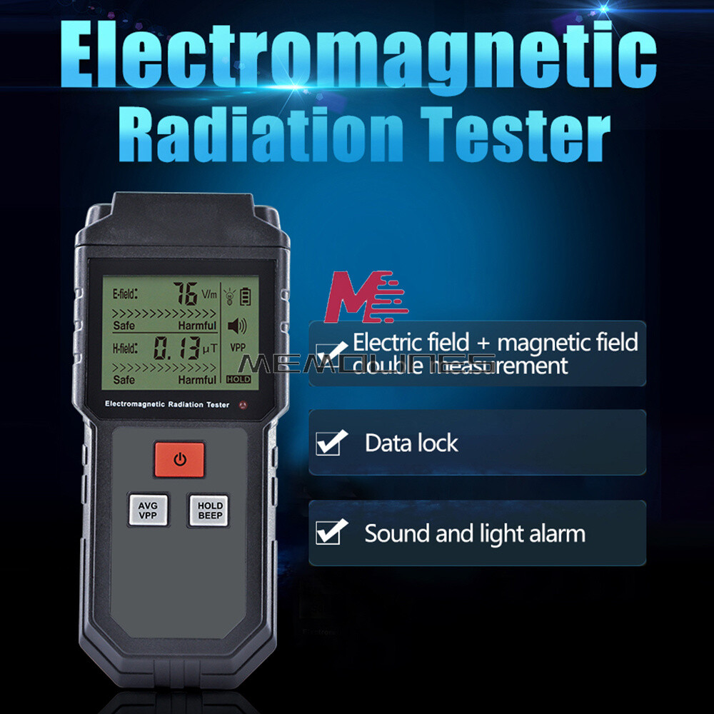 ET825 Electromagnetic Field Radiation Detector Tester Emf Meter Dosimeter Meter