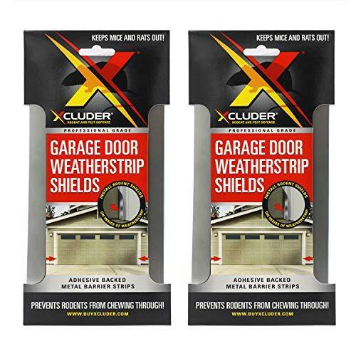 Xcluder - 162942 Garage Door Rodent Shield, Stainless Steel, 2 Door Kit (Pack of