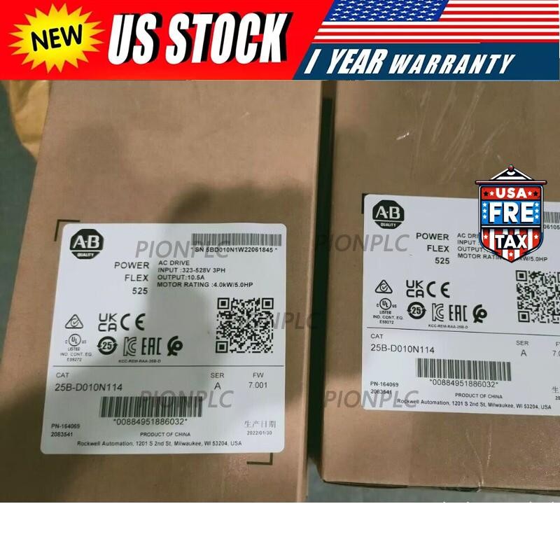 New In Box AB Inverter 25B-D010N114 25BD010N11AB 25B D010N114 US Free Tax